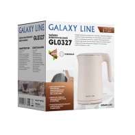 купить Чайник электрический с двойными стенками GALAXY LINE GL0327, 1800Вт, Объем 1,5 л, 220В/50Гц Пудровый в Алматы фото 3