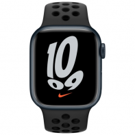 купить Apple Watch Nike Series 7 GPS, 41mm Midnight Aluminium Case with Anthracite/Black Nike Sport Band - Regular, A2473 в Алматы фото 1