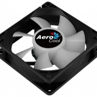 купить Кулер для компьютерного корпуса, AeroCool, Frost 8, FRGB, 80мм, 1500±10%об.мин,  Molex 3pin, Габариты 80х80х25мм, Чёрный в Алматы фото 1