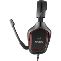 купить SVEN AP-G333MV Игровые стереонаушники с микрофоном черный-красный /  в Алматы фото 3