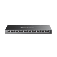 Купить Коммутатор PoE+ 16-портовый Tp-Link TL-SG116P <16 портов RJ45 10/100Mbps PoE+ 802.3at/802.3af, бюджет мощности PoE 120 Вт, режим Extend (до 250 м передачи данных и питания по PoE)> Алматы