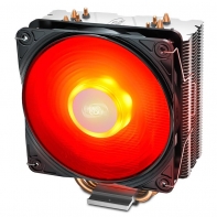 купить Кулер для процессора, Deepcool, GAMMAXX 400 V2 RED, DP-MCH4-GMX400V2-RD,  Intel 1366/1200/115х и AMD AM4/AM3 /AM3/AM2 /AM2/FM2 /FM2/FM1, 180W, 120мм RED, 500- 1650&plusmn;10% об/м, 64.5 CFM, 27.8 dB(A), 4pin, 129х77х155мм, Чёрный в Алматы фото 1