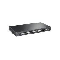 купить Коммутатор PoE++ управляемый 2.5GbE 52-портовый Tp-Link SG3452XMPP <Omada 8 портов PoE++ (max 90W на порт), 40 портов GbE 802.3af/at (max 30W на порт), 4 слота SFP+ 10 Гбит/с, коммутационная матрица 176Gbps, консольный порт управления, бюджет мощност в Алматы фото 2