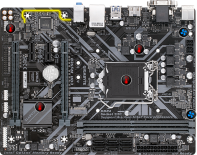 купить Материнская плата GIGABYTE B365M HD3 LGA1151 B365 2xPCI-E Dsub+DVI+HDMI GbLAN SATA MicroATX 2DDR4 в Алматы фото 2