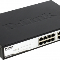купить D-Link DGS-1016C/A1A Неуправляемый коммутатор с 16 портами 10/100/1000Base-T /  в Алматы фото 1