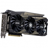 купить 24GB RTX 3090 GDDR6X 384-bit 1395/1755MHz, DPx3, HDMI, PCIe4.0, Inno3D RTX3090 iChill X4 (C30904-246XX-1880VA36) 4Fan, 300 мм, 2,7 слота, RGB подсветка, 8-pinX2, Потребление 350W -> Блок питания Мин. 750W 80PlusBronze (Брендовый) (640W настоящих) в Алматы фото 3