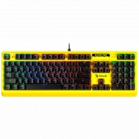 купить Клавиатура игровая Bloody B810RC YELLOW <RGB, мех клавиатура> в Алматы фото 2