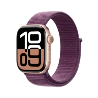 Купить Смарт-часы Apple Watch Series 10, 42mm Rose Gold Aluminium Case with Plum Sport Loop, (MWWK3QI/A) Алматы