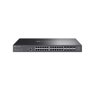 купить Коммутатор управляемый оптический 10GE 24-портовый Tp-Link SX3832 <JetStream управляемый коммутатор L2+, 24 порта 10GE, 8 портов SFP+ 10GE, 1 консольный порт RJ45 ,1 консольный порт Micro-usb, Интеграция с Omada SDN> в Алматы фото 1