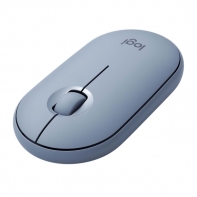 купить Мышь Logitech беспроводная Pebble M350 Blue Grey в Алматы фото 3