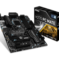 купить Сист. плата MSI H270 PC MATE, H270, 4xDIMM DDR4, 2xPCI-Ex16, 3xPCI-Ex1, 1xPCI, 6xSATA, 2xM.2, HDMI, DVI-D, VGA, ATX в Алматы фото 1