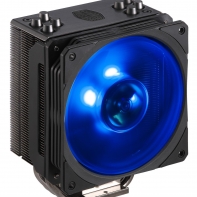 купить Вентилятор для CPU CoolerMaster Hyper 212 RGB Black Edition Intel&AMD 4-pin(PWM) 650-2000RPM 30dBA(Max) LGA1151/1150/1155/2066/2011-v3/2011/AM4/AM3+/AM2+ RR-212S-20PC-R1 в Алматы фото 1