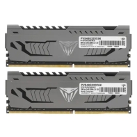 купить Модуль памяти Patriot Viper Steel, PVS48G320C6K, DDR4, DIMM, 8Gb, kit (2x4Gb), 3200Mhz, CL18 в Алматы фото 1