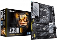купить Материнская плата GIGABYTE GA-Z390 D  LGA1151, iZ390  HDMI, SB, GNIC  4DDR4, 3PCIx16, 3PCIx1, ATX в Алматы фото 1