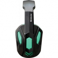 купить Игровая гарнитура стерео Defender Warhead G-275 зеленый + черный, кабель 1,8 м. в Алматы фото 3