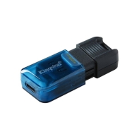 купить Флэш-накопитель Kingston 128Gb USB-C 3.2 Data Traveler 80M (Blue-Black) в Алматы фото 2