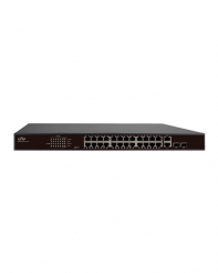 купить UNV NSW2010-24T2GC-POE-IN 24&times;100Mbps PoE ports (RJ45)+2&times;1000Mbps Combo ports в Алматы фото 1