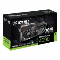 купить Видеокарта Inno3D GeForce RTX4090 ICHILL X3, 24G GDDR6X 384-bit HDMI 3xDP C40903-246XX-1833VA47 в Алматы фото 3