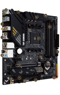 купить Сист. плата ASUS TUF GAMING B550M-PLUS WI FI, B550, AM4, 4xDIMM DDR4, 2xPCI-E x16, 1xPCI-E x1, 2xM.2, 4xSATA, DP, HDMI,  в Алматы фото 3