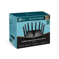 купить Маршрутизатор беспроводной AX7800 GbE Tp-Link Archer AX95 <Wi-Fi 6 AX Triple Band Wireless Gigabit Router, 4804 Мбит/с + 2402 Мбит/с 5GHz (802.11ax, HE160), 574 Мбит/с 2,4GHz(802.11ax), cовместим со стандартами Wi-Fi 802.11a/b/g/n/ac/ax, 1 порт WAN/L в Алматы фото 3