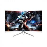 купить Монитор ЖК 27* Huntkey X2771C <1920*1080, LED, 144Hz, 8ms, колонки DVI HDMI VGA, изогнутый, WHITE> в Алматы фото 2