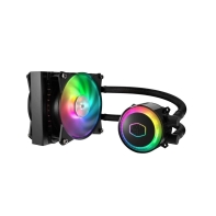 Купить СЖО Cooler Master MasterLiquid ML120R RGB, S775/115X/1366/2011/2066/AM4, 2x12cm,3+4pin,650-2000rpm в Алматы