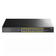 купить Коммутатор гигабитный 24-портовый CUDY GS1028PS2 <24-10/100/1000 BASE-T Gigabit ports, 19-inch, 2-1000 BASE-X SFP Slot, 24-port IEEE 802.3at PoE+ Injector, Supports PoE power up to 30W for each PoE port,  CCTV Mode в Алматы фото 1