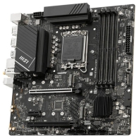 купить Материнcкая плата MSI PRO B760M-A WIFI s1700 B760 4xDDR5 M.2 HDMI DP WiFi BT mATX в Алматы фото 2