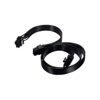 купить Кабель питания X-Game PCI-e 8Pin To 2 Port 6+2 Pin Black в Алматы фото 1