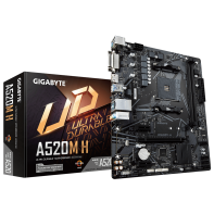 купить Материнская плата GIGABYTE GA-A520M-H, AM4, A520, DVI+HDMI, GbLAN, 4 SATA, 1xM2, 2DDR4, MicroATX в Алматы фото 1