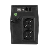 купить ИБП FSP iFP 600 360W/батарея 12V 7Ah/USB port/RJ 45/2 розетки Euro/ЖК дисплей в Алматы фото 3