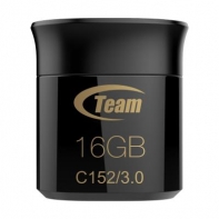 купить Устройство хранения данных Team Group USB 3.0 Flash C152 FLASH DRIVE 16GB TC152316GB01 BLACK в Алматы фото 1
