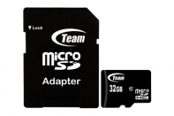 купить Карта памяти Team Group TUSDH32GCL1003, Micro-SDHC, 32Gb, Class 10 w/Adapt в Алматы фото 1