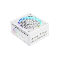 купить БП ATX 850W GameMax RGB PRO 850G WH, Gold, 20+4/24+4/24+8/20+4+8/24+4+8/24+8+8, 14cm,3x6+2p+1p PCI-E в Алматы фото 1