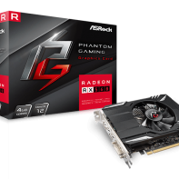 купить Видеокарта,ASRock, PHANTOM G R RX560 4G (4717677335859), GDDR5, 128bit, DVI, HDMI, DP, Windforce 2X Fan, Цветная коробка в Алматы фото 1