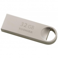 купить USB-ФЛЕШ-НАКОПИТЕЛЬ  32Gb TOSHIBA USB 2.0 THN-U401S0320E4 SILVER в Алматы фото 1