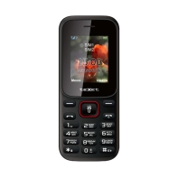 купить Мобильный телефон teXet ТМ-128 цвет черный-красный в Алматы фото 1