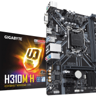 купить Gigabyte, H310M H, LGA1151v2, iH310, 2xDDR4, 4xSATA3, 1xD-Sub, 1xHDMI, 1xPCI-Ex16, 2xPCI-Ex1, mATX в Алматы фото 1