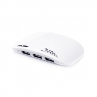 купить Расширитель USB, Deluxe, DUH4008W, 4 Порта, USB 2.0 Hi-Speed, Белый в Алматы фото 1