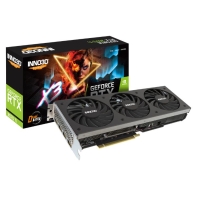 купить Видеокарта Inno3D GeForce RTX3070 Ti X3, 8G GDDR6X 256-bit HDMI 3xDP N307T3-086X-1810VA44 в Алматы фото 2