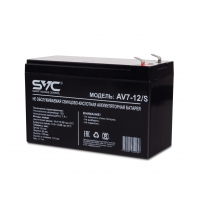купить Аккумуляторная батарея SVC AV7-12/S 12В 7 Ач в Алматы фото 1