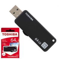 купить USB-ФЛЕШ-НАКОПИТЕЛЬ 64Gb TOSHIBA U365 USB 3.0 THN-U365K0640E4 BLACK в Алматы фото 3
