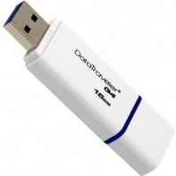 купить USB-накопитель, Kingston, DTIG4 16GB, USB 3.0, 5000 Мбит/сек, Белый в Алматы фото 3