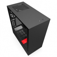 купить Корпус NZXT H510i CA-H510i-BR Compact Mid Tower Black/Red Chassis with Smart Device 2, 2x 120mm Aer F Case Fans, 2x LED Strips and Vertical GPU Mount в Алматы фото 2