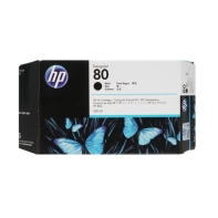 купить Картридж HP C4871A, №80 Черный 350мл., для HP DesignJet 1000/1000+&nbsp; в Алматы фото 1
