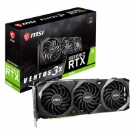 купить Видеокарта MSI GeForce RTX3080 VENTUS 3X OC, 10G GDDR6X HDMI 3xDP RTX 3080 VENTUS 3X 10G OC LHR в Алматы фото 1