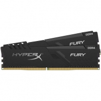 купить Комплект модулей памяти, Kingston, HyperX Fury HX430C15FB3K2/16 (в комплекте 2 шт), DDR4, 16GB (2x8GB), DIMM <PC4-24000/3000MHz>, Чёрный в Алматы фото 1