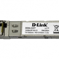 купить D-Link DEM-220T/10 трансивер SFP одномод 20 км WDM (10 шт.) /  в Алматы фото 1