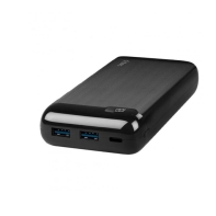 Купить ttec PowerSlim Pro LCD PD 20.000 mAh Powerbank with USB-C Input/Output,Black Алматы