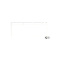 купить Запчасть к клавиатуре верхняя панель Glorious GMMK Pro Top Frame E-White (GLO-ACC-P75-TF-EW) в Алматы фото 1